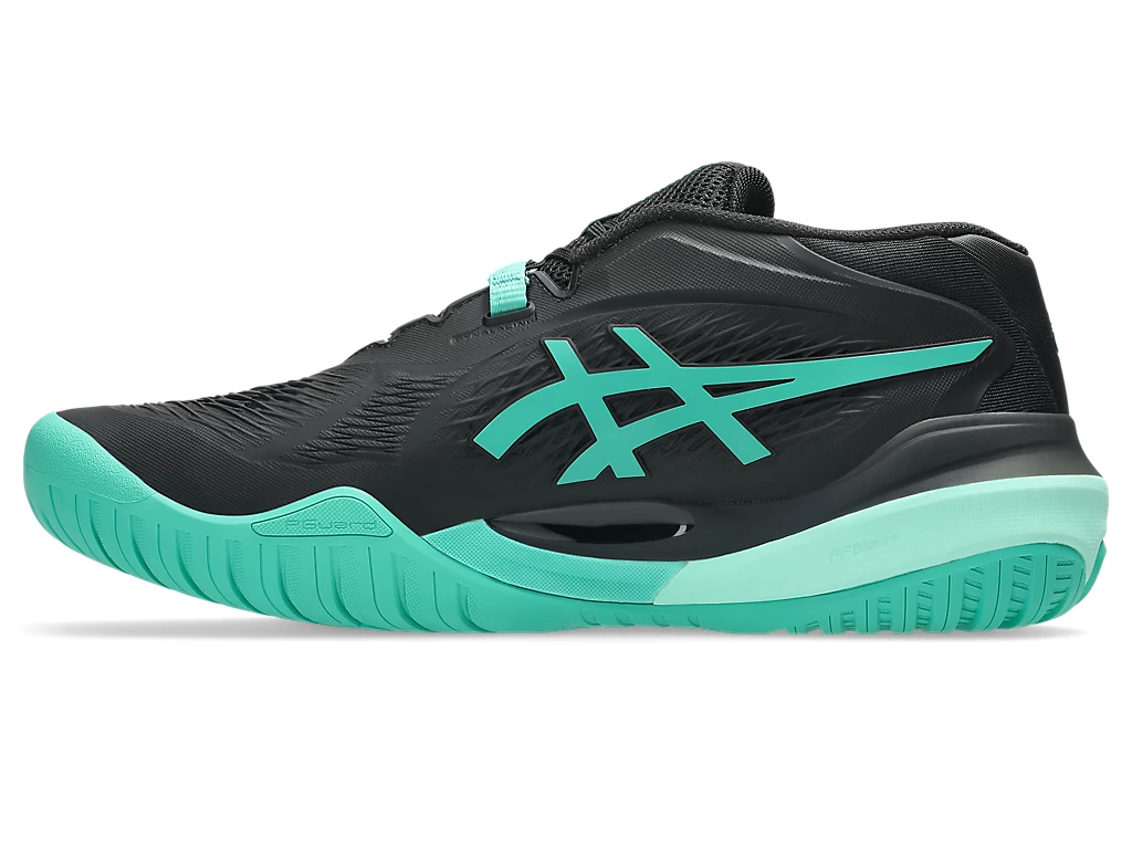 Giày Pickleball Tennis Asics Gel Resolution X Black Green 1041A481-003 — ảnh 5