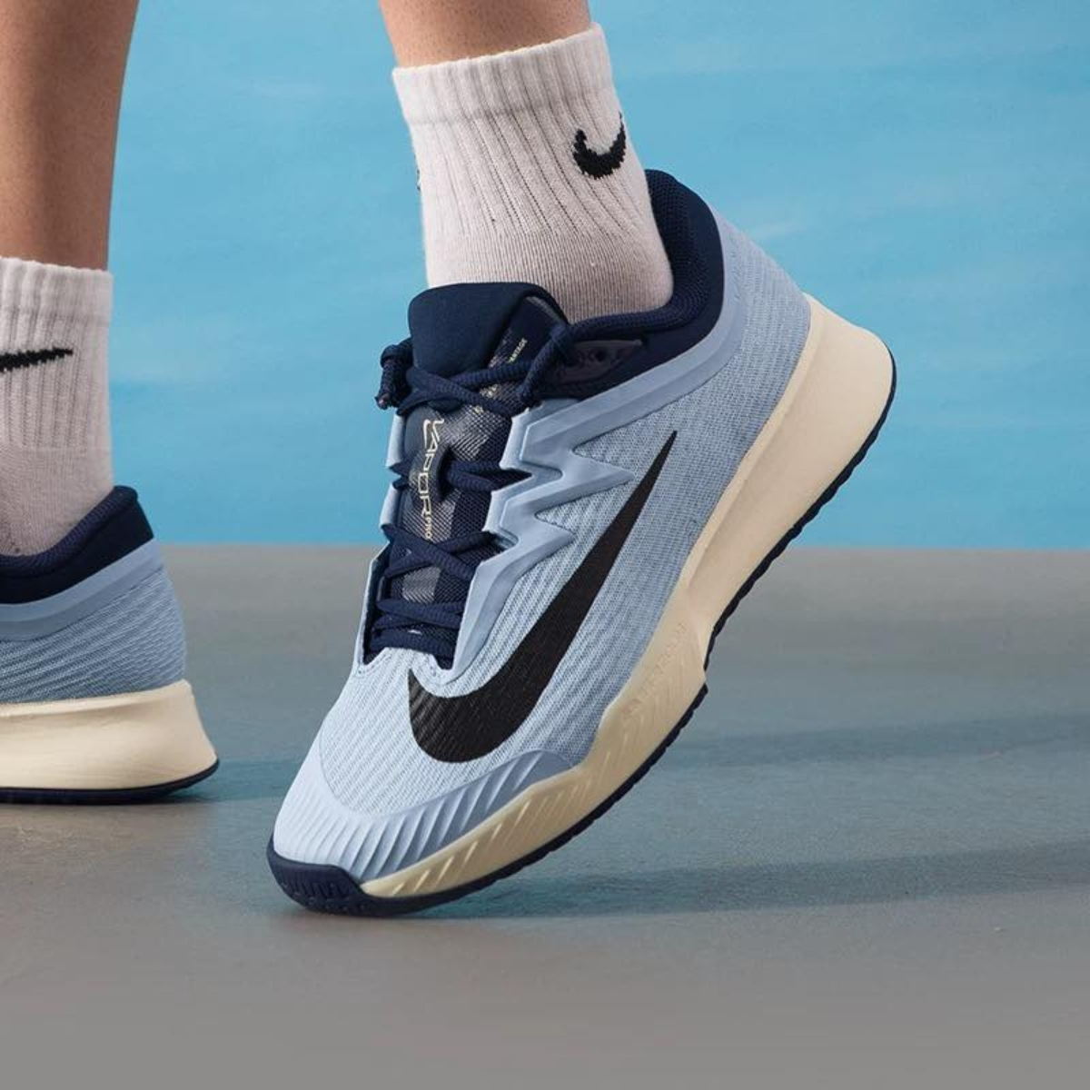 Giày Pickleball Tennis Nike Zoom Vapor Pro 3 HC Blue FZ2161-401 — ảnh 2