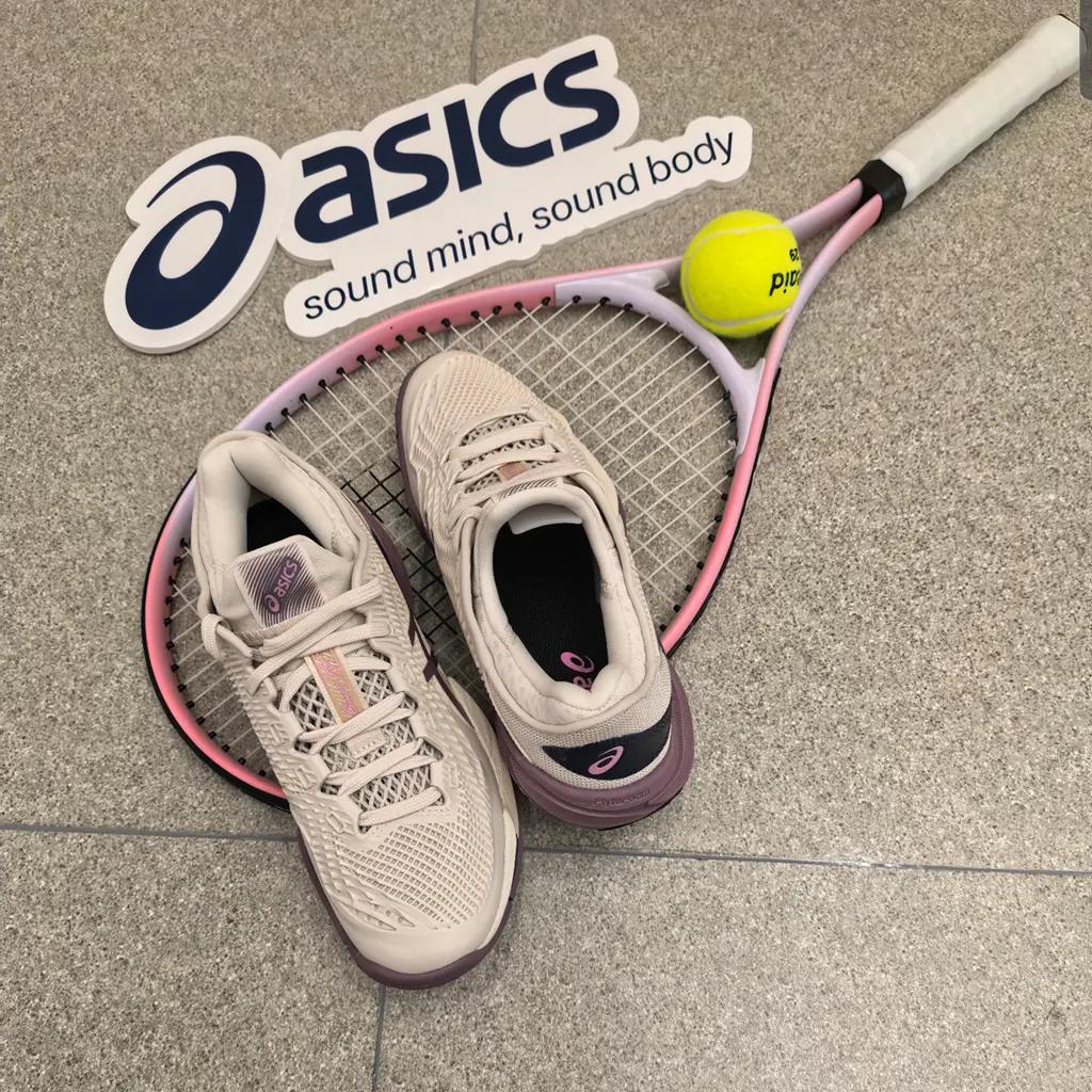 Giày Pickleball Tennis Asics Court FF 3 Mauve 1042A220-250 — ảnh 4