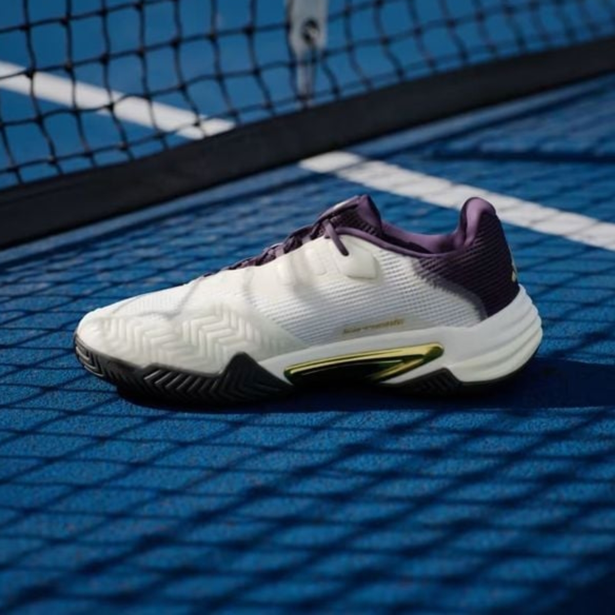 Giày Pickleball Tennis Adidas Barricade 13 Gold JR1499 — ảnh 7