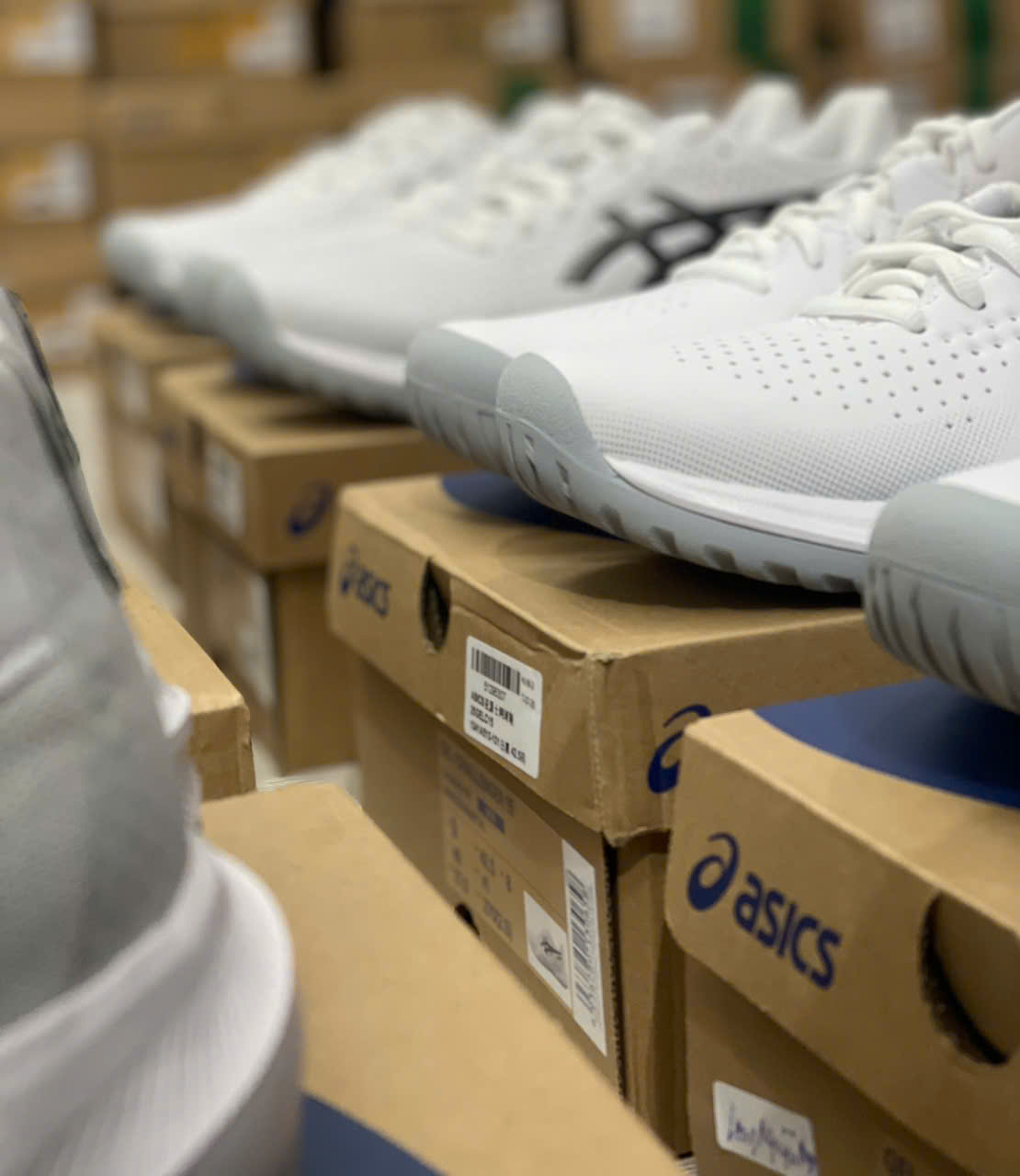 Giày Pickleball Tennis Asics Gel Challenger 15 White 1041A510-101 — ảnh 8