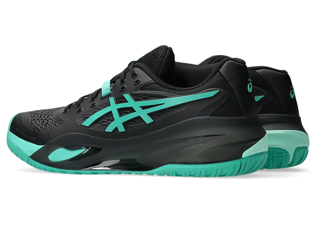 Giày Pickleball Tennis Asics Gel Resolution X Black Green 1041A481-003 — ảnh 6