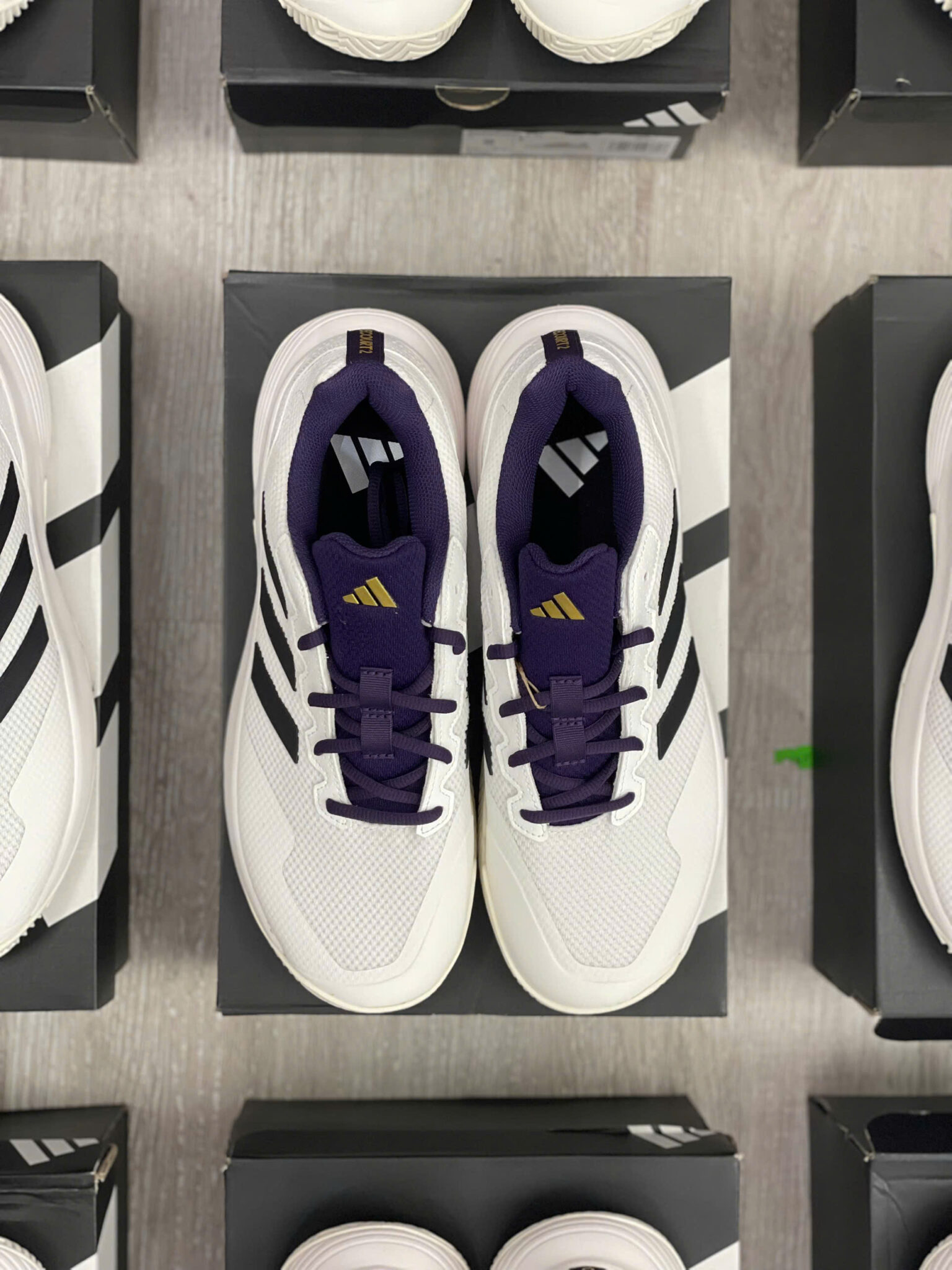 Giày Pickleball Tennis Adidas Gamecourt 2 White Black JS1949 — ảnh 5