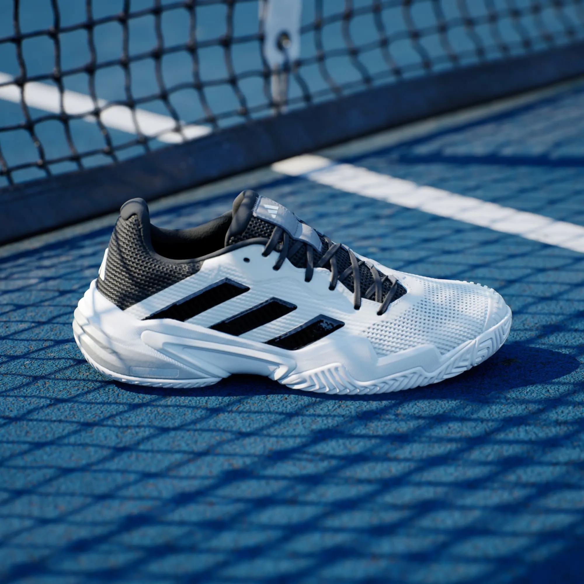 Giày Pickleball Tennis Adidas Barricade 13 White Black IF0465 — ảnh 2
