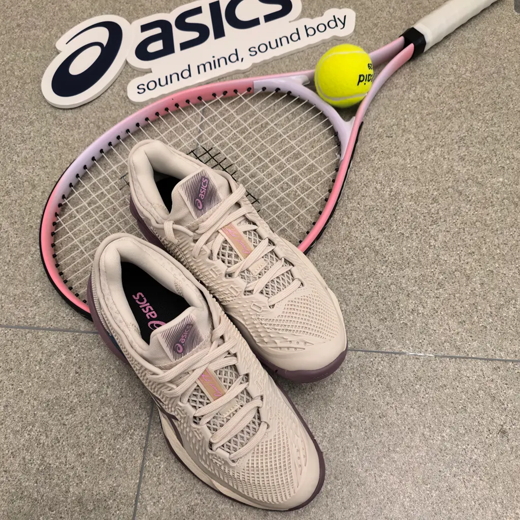 Giày Pickleball Tennis Asics Court FF 3 Mauve 1042A220-250 — ảnh 6