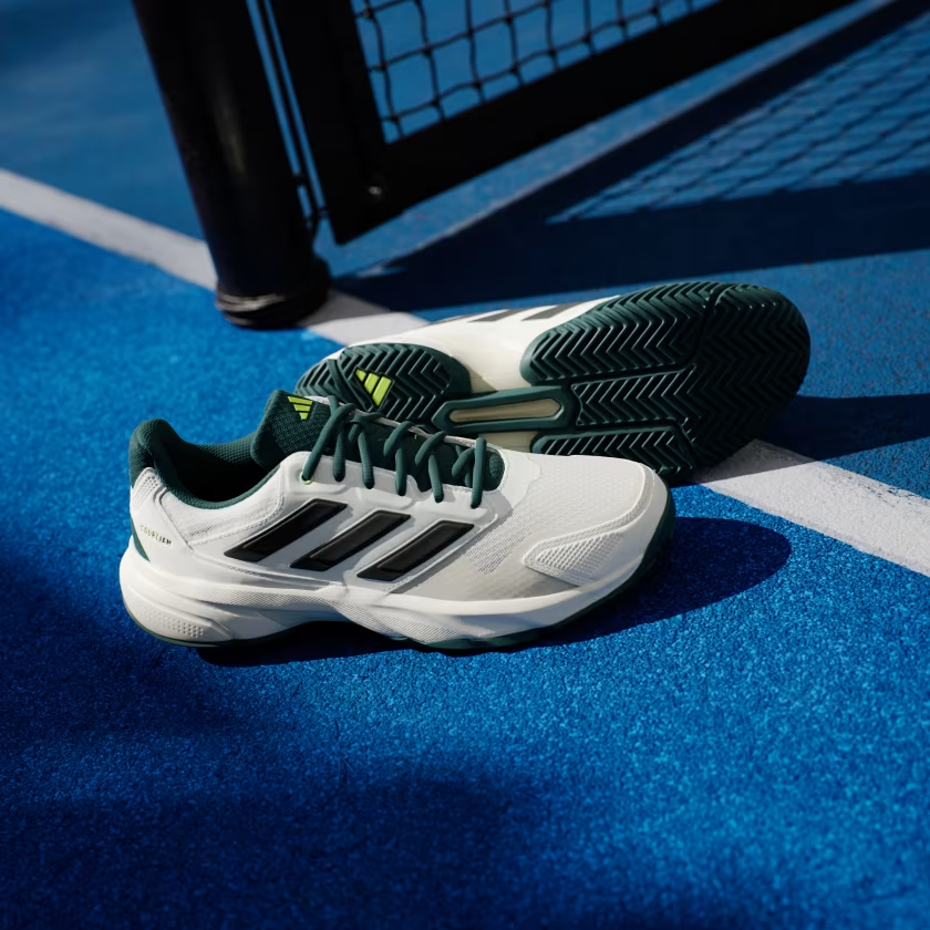 Giày Pickleball Tennis Adidas CourtJam Control 3 White JH5135 — ảnh 6