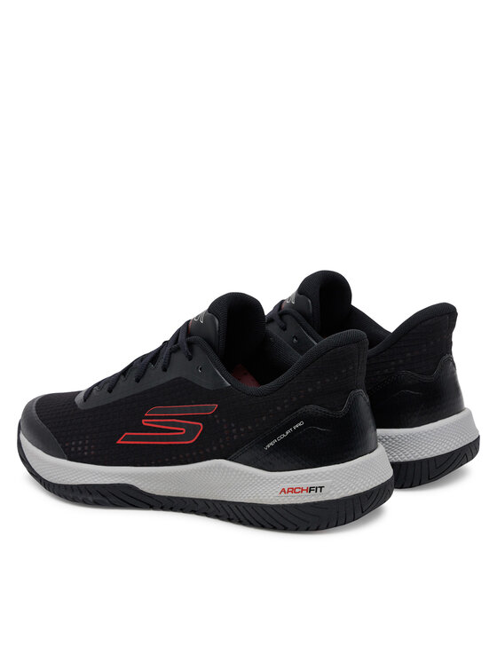 Giày Pickleball Skechers Viper Court Pro Black 246069 BKRD — ảnh 3
