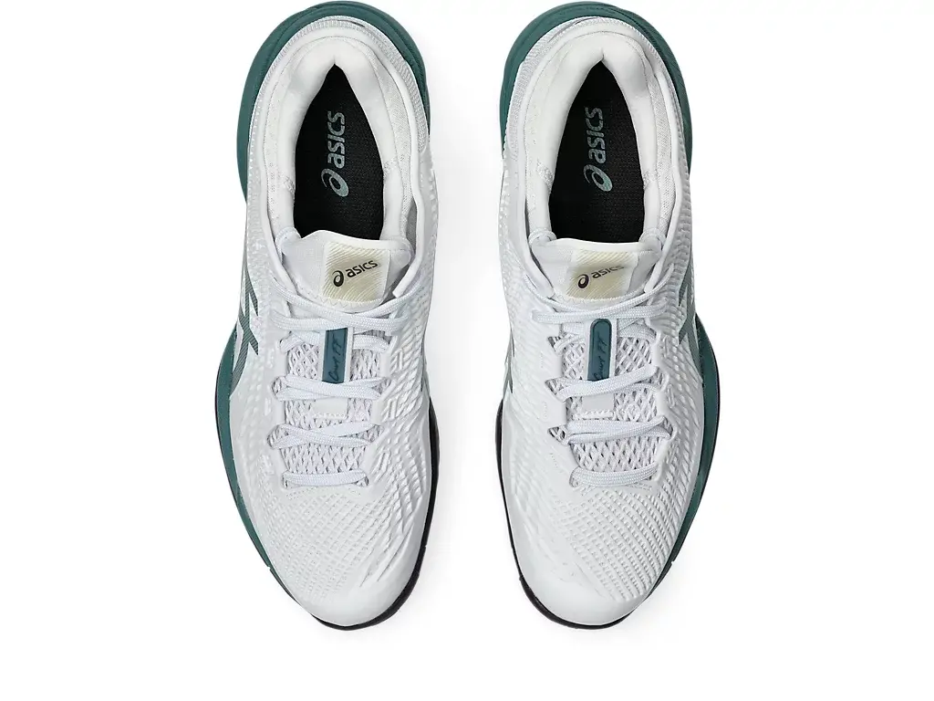 Giày Pickleball Tennis Asics Court FF 3 Teal 1041A370-107 — ảnh 8