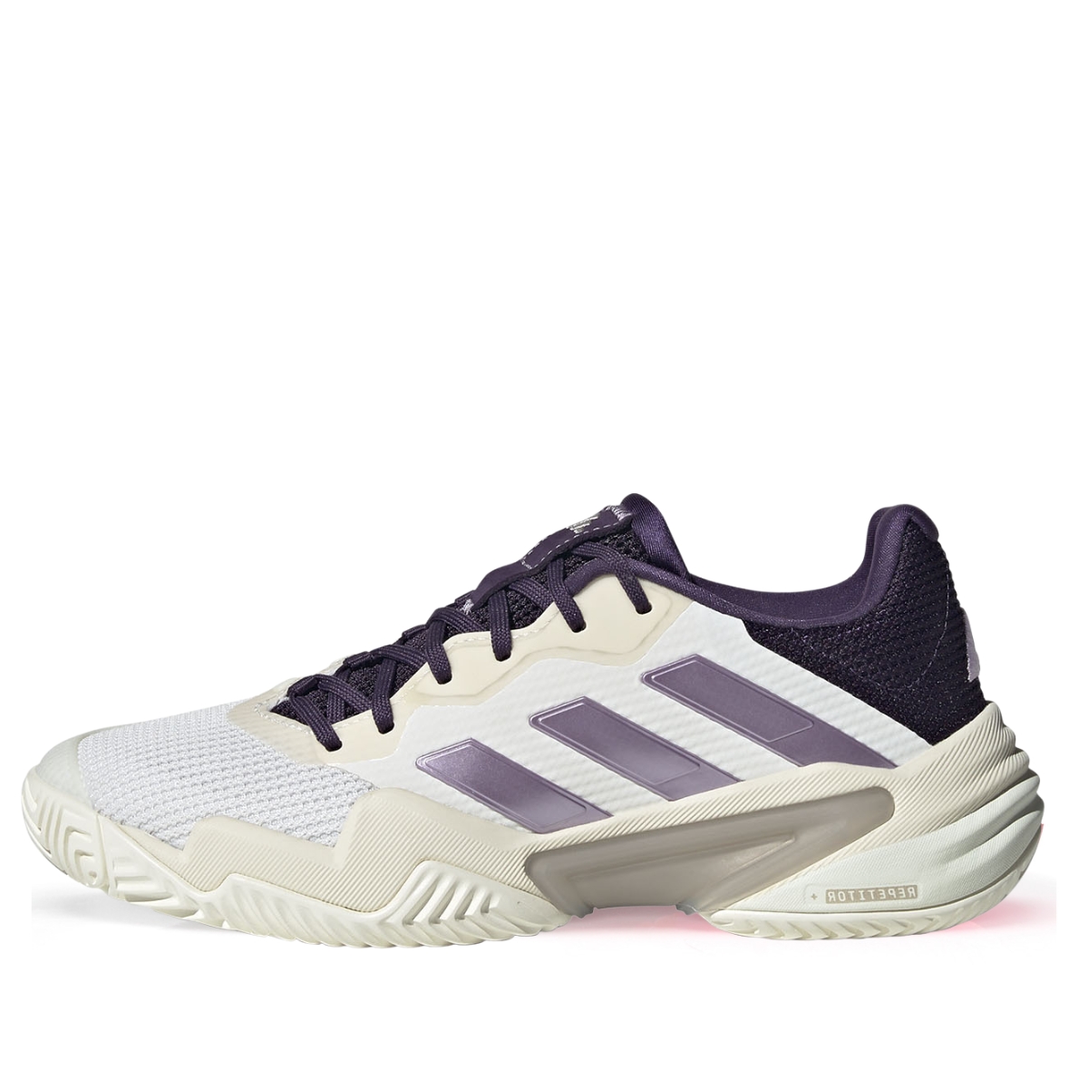 Giày Pickleball Tennis Adidas Barricade 13 White Plum JR7814 — ảnh 1