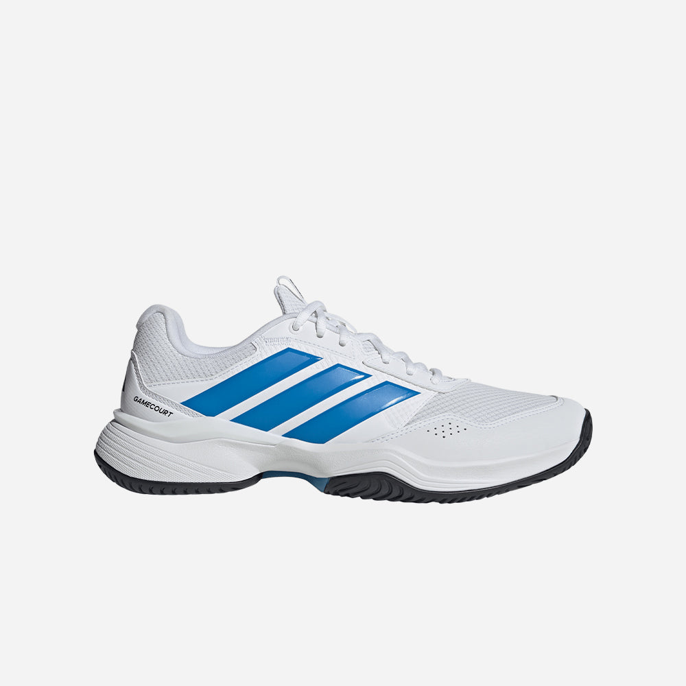 Giày Pickleball Tennis Adidas Gamecourt 3 White Blue KI3596