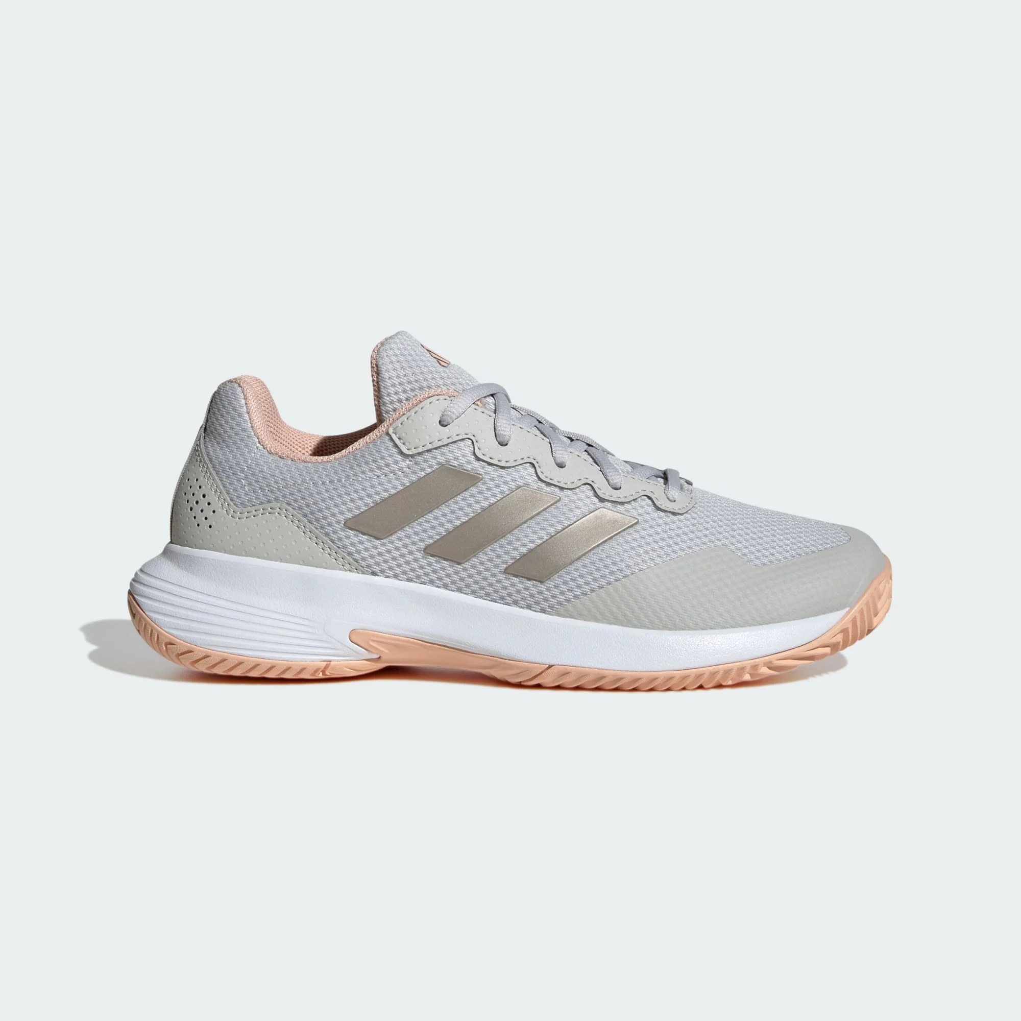 Giày Pickleball Tennis Adidas Gamecourt 2 Grey Sail IH2969 — ảnh 3