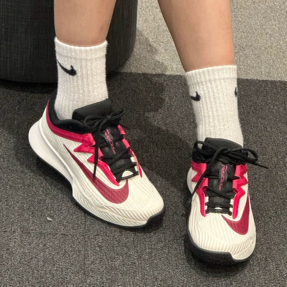 Giày Pickleball Tennis Nike Zoom Vapor Pro 3 Sail Pink FZ2158-104 — ảnh 2