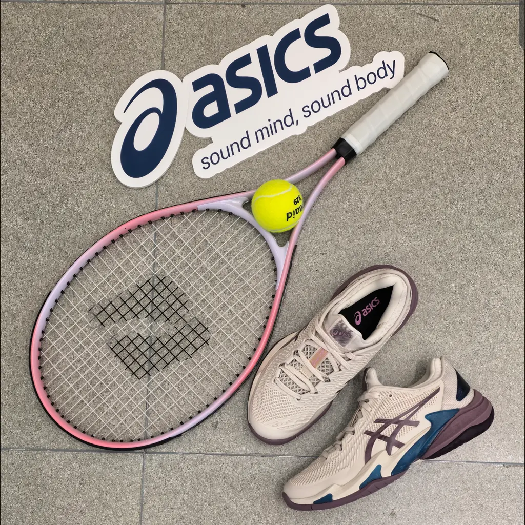 Giày Pickleball Tennis Asics Court FF 3 Mauve 1042A220-250 — ảnh 3