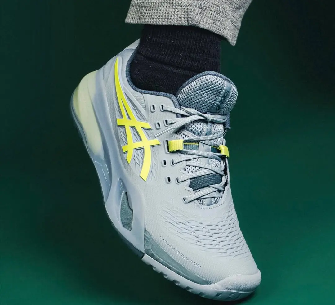 Giày Pickleball Tennis Asics Gel Resolution X Grey 1041A481-402 — ảnh 2