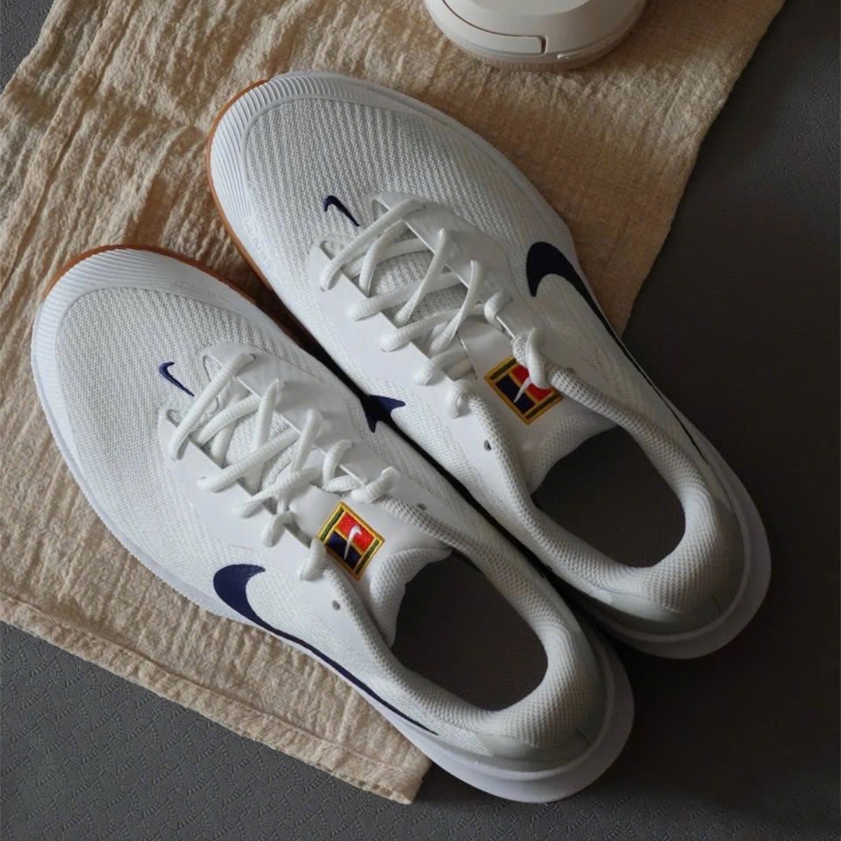 Giày Pickleball Tennis Nike Vapor Lite 3 HC Submit White FZ2156-100 — ảnh 6