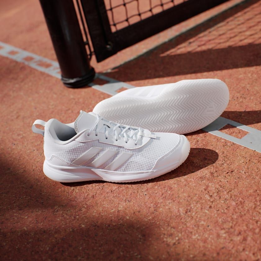 Giày Pickleball Tennis Adidas Avaflash White JR4512 — ảnh 4