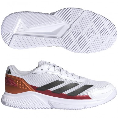 Giày Pickleball Adidas Courtquick Padel White JR4648 — ảnh 2