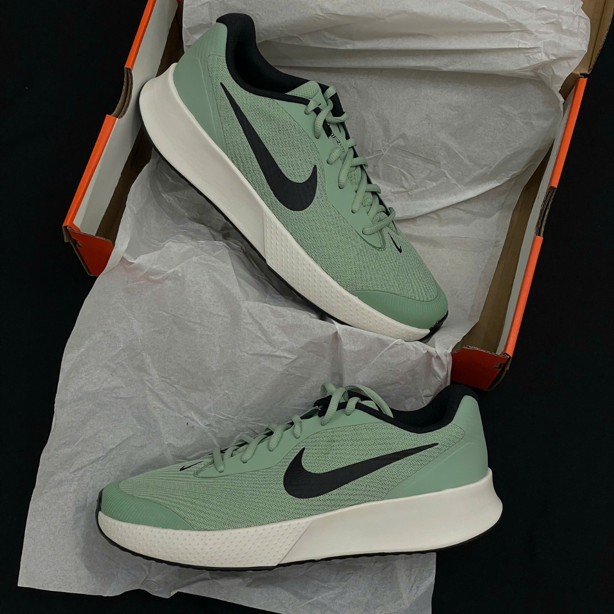Giày Pickleball Tennis Nike Vapor Lite 3 HC Green FZ2155-005 — ảnh 4