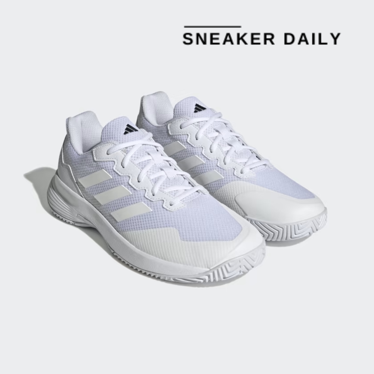 Giày Pickleball Tennis Adidas Gamecourt 2 White IG9568 — ảnh 4