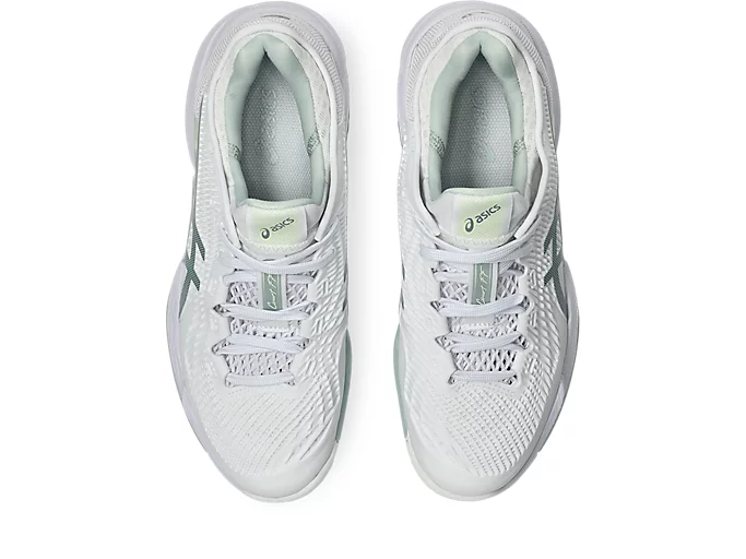 Giày Pickleball Tennis Asics Court FF 3 Lichen Rock 1042A220-106 — ảnh 3