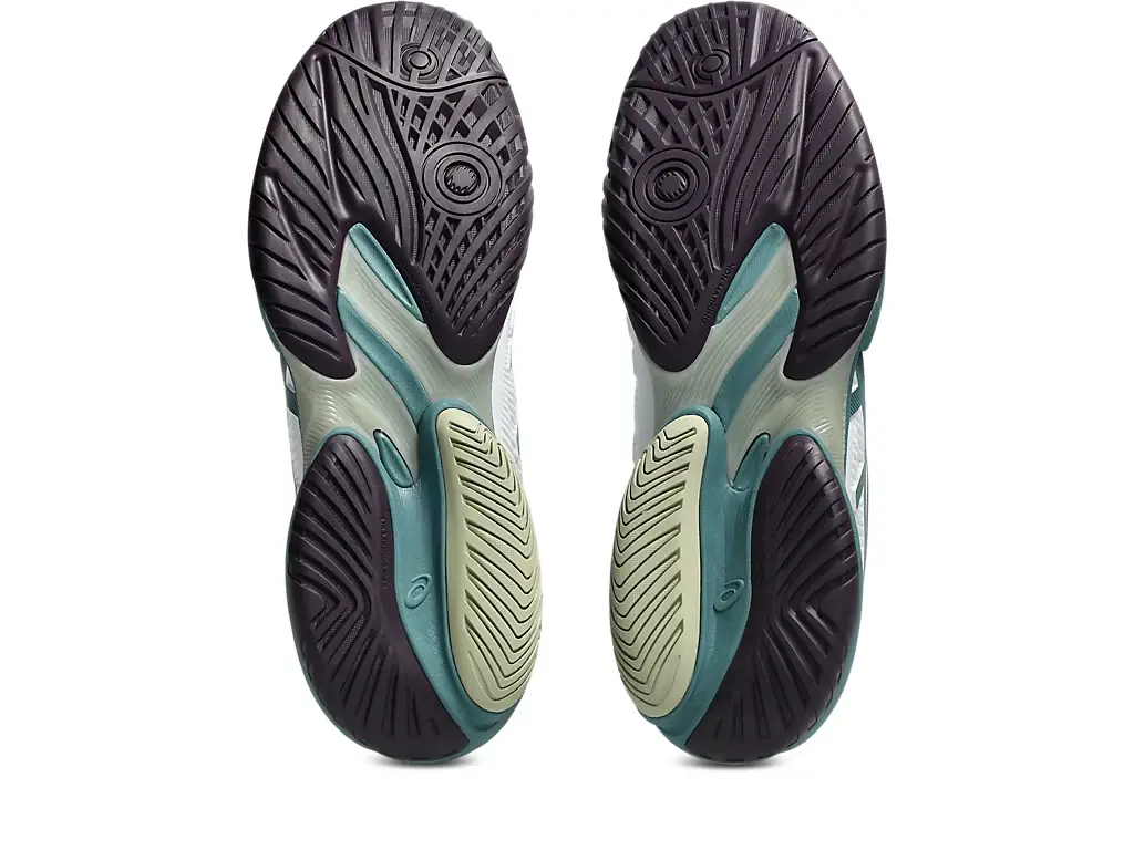 Giày Pickleball Tennis Asics Court FF 3 Teal 1041A370-107 — ảnh 12