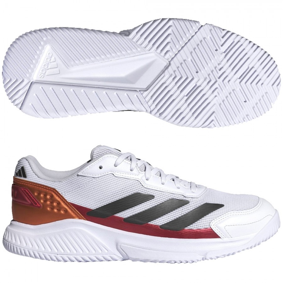 Giày Pickleball Adidas Courtquick Padel White JR4648 — ảnh 1