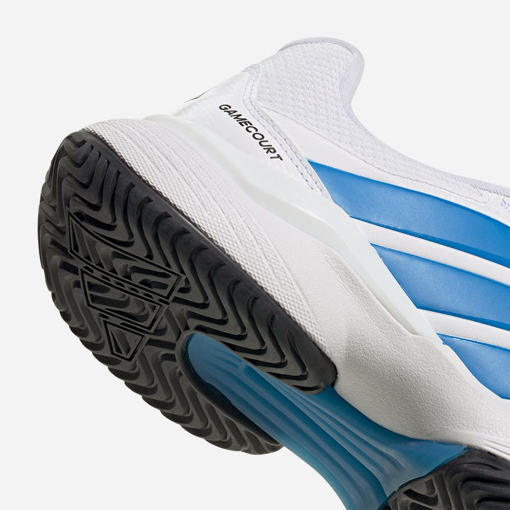 Giày Pickleball Tennis Adidas Gamecourt 3 White Blue KI3596 — ảnh 8