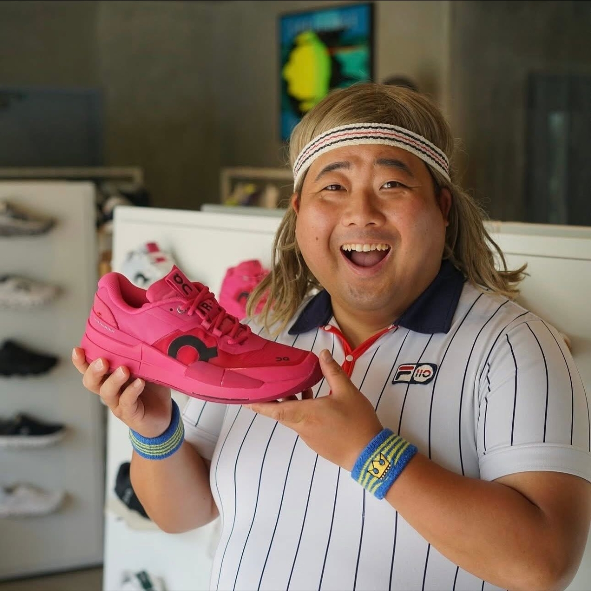 Giày Pickleball Tennis On the Roger Pro 2 Pink 3WE10333602 — ảnh 4
