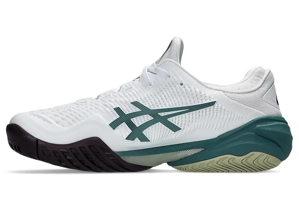 Giày Pickleball Tennis Asics Court FF 3 Teal 1041A370-107 — ảnh 11