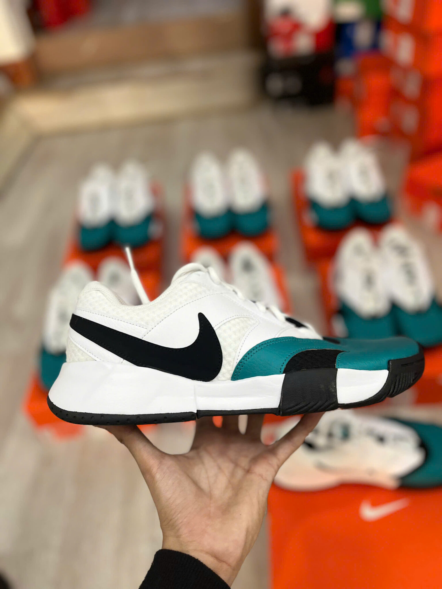 Giày Pickleball Tennis Nike Court Lite 4 White FD6574-104 — ảnh 2