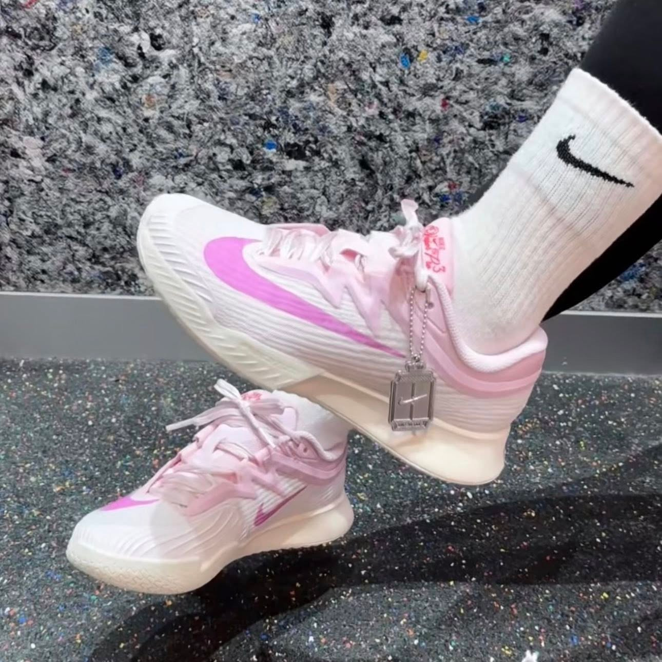 Giày Pickleball Tennis Nike Zoom Vapor Pro 3 Pink HV1376-601 — ảnh 4