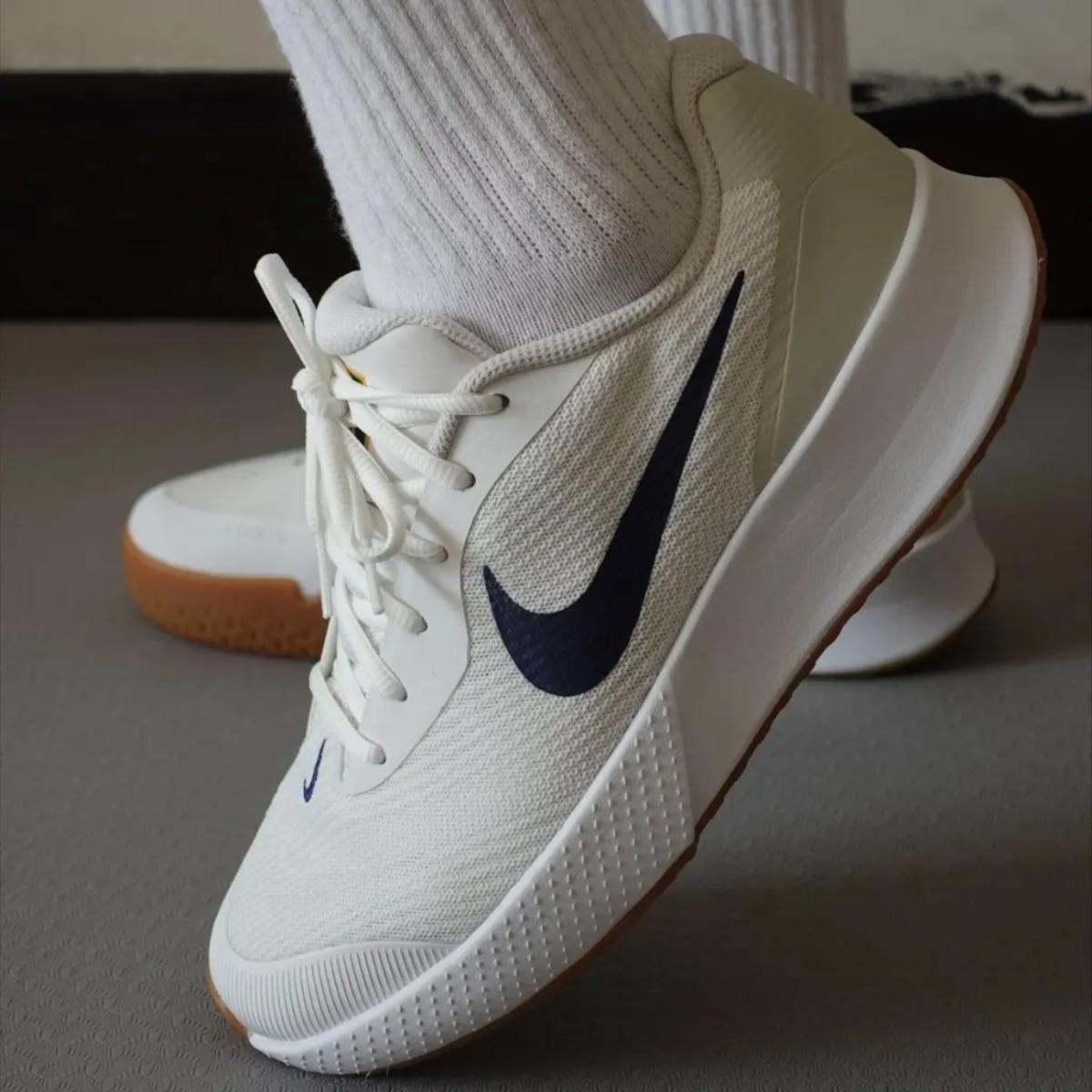 Giày Pickleball Tennis Nike Vapor Lite 3 HC Submit White FZ2156-100 — ảnh 4
