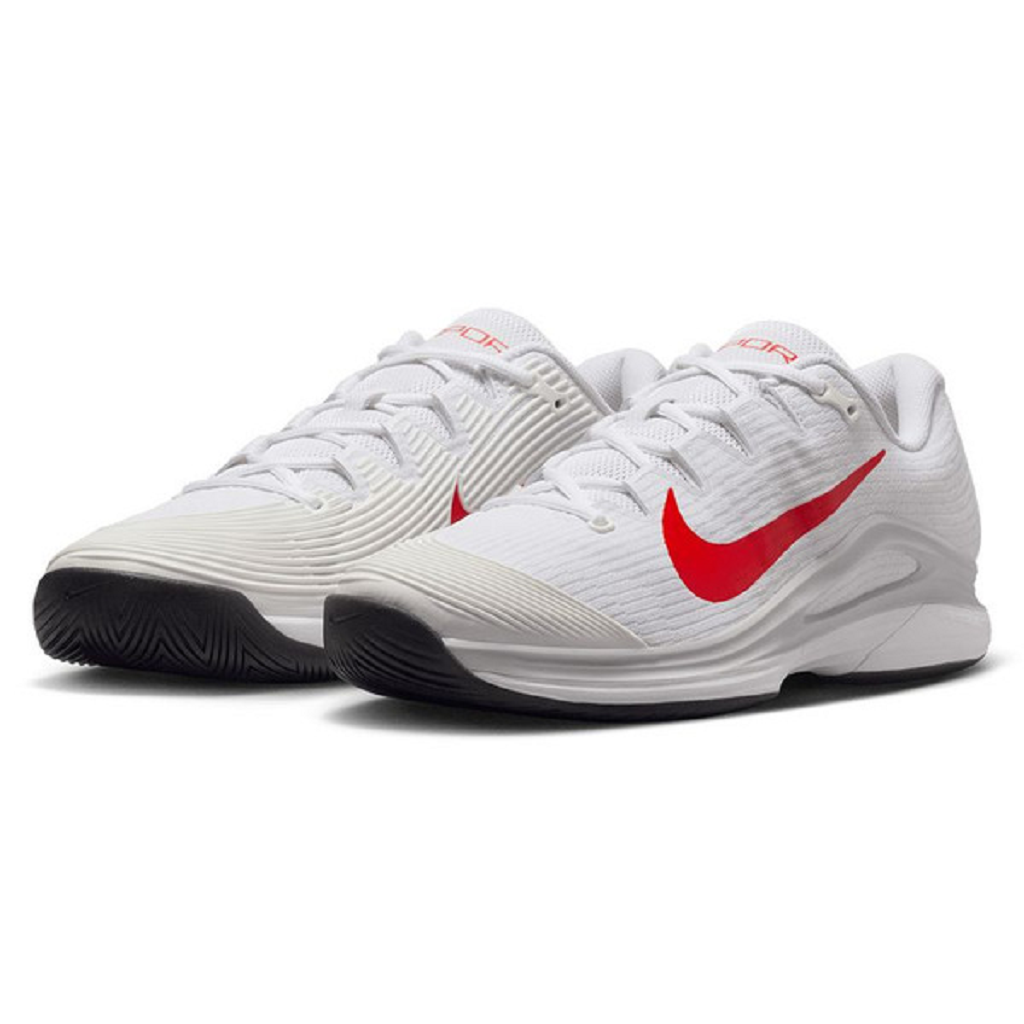 Giày Pickleball Tennis Nike Zoom Vapor 12 White Red FV5552-109 — ảnh 4