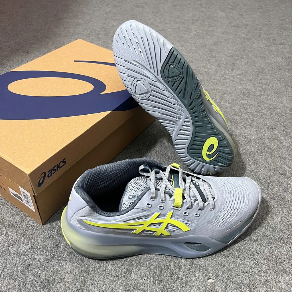 Giày Pickleball Tennis Asics Gel Resolution X Grey 1041A481-402 — ảnh 3