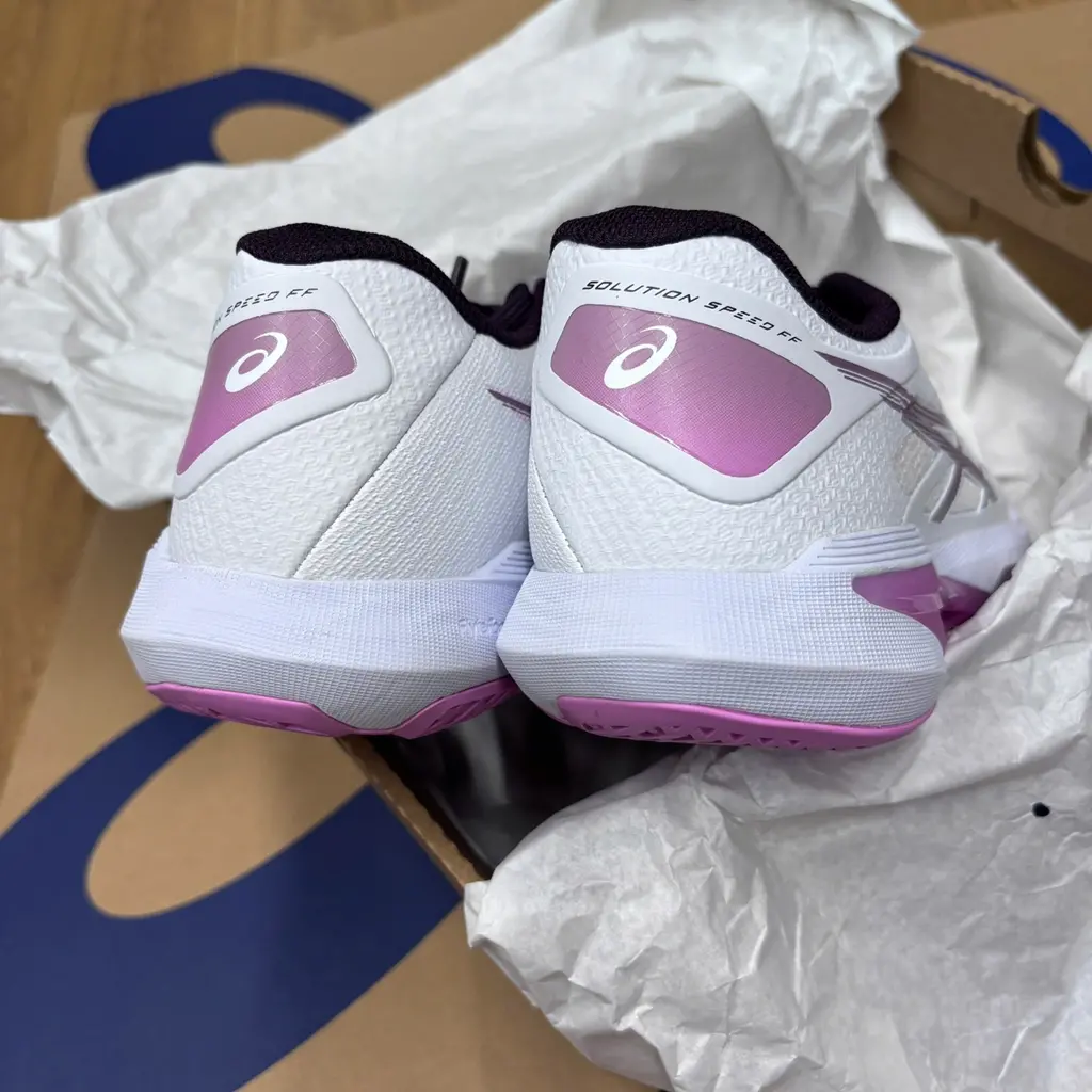 Giày Pickleball Tennis Asics Solution Speed FF 4 Mauve 1042A307-102 — ảnh 6