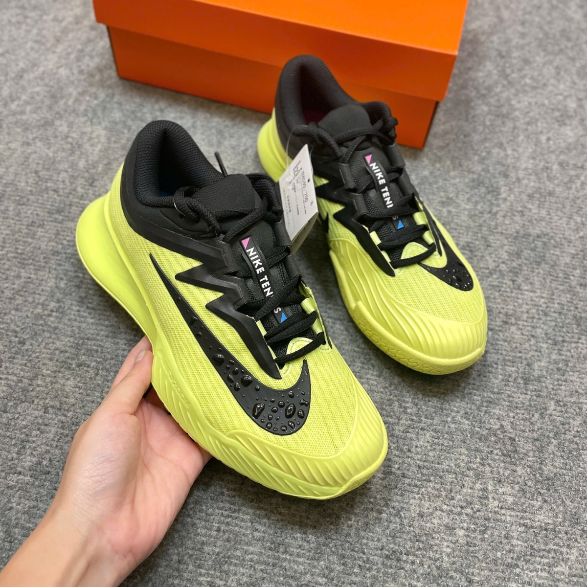Giày Pickleball Tennis Nike Zoom Vapor Pro 3 HC PRM IB6550-700 — ảnh 4