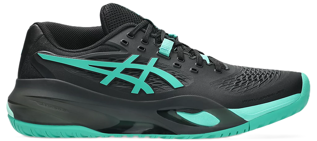 Giày Pickleball Tennis Asics Gel Resolution X Black Green 1041A481-003 — ảnh 1