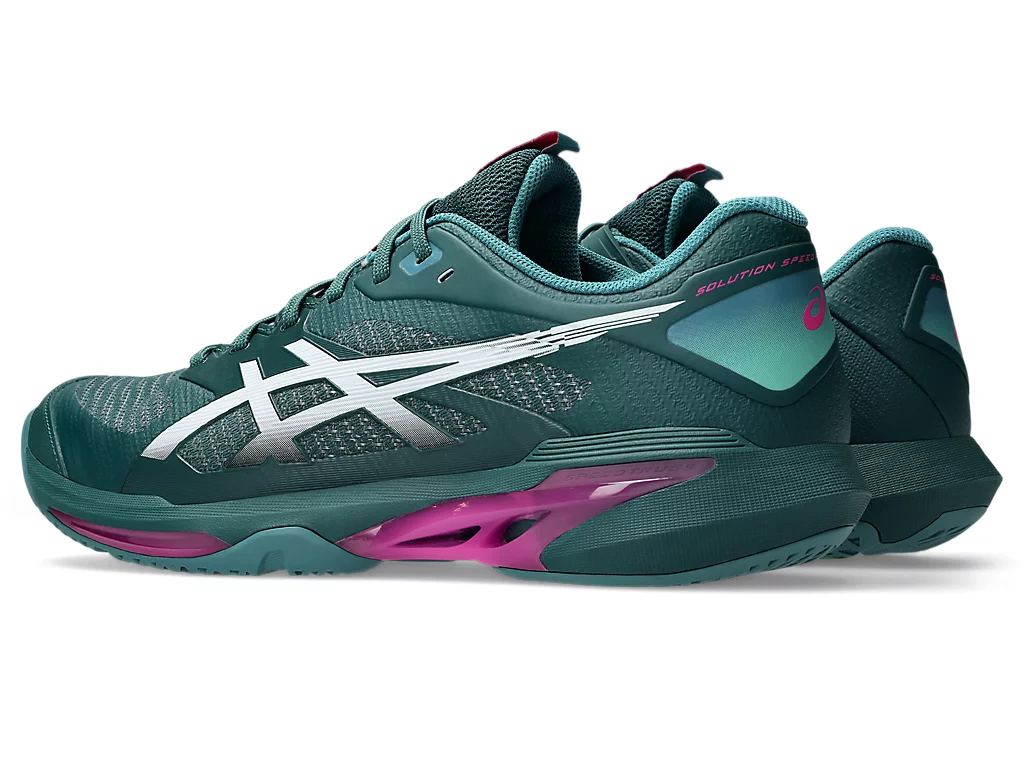 Giày Pickleball Tennis Asics Solution Speed FF 4 Green 1041A532-300 — ảnh 3