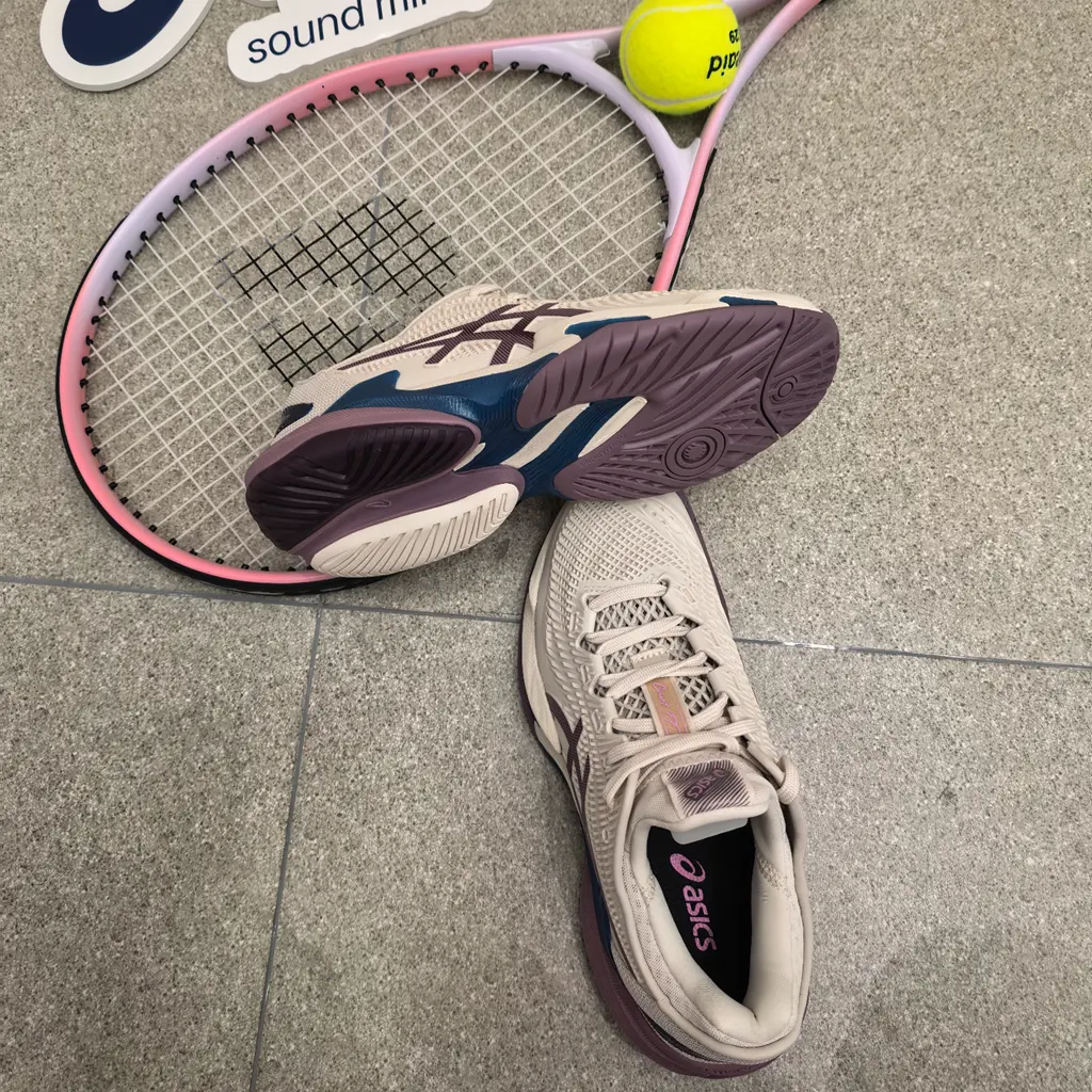 Giày Pickleball Tennis Asics Court FF 3 Mauve 1042A220-250 — ảnh 9