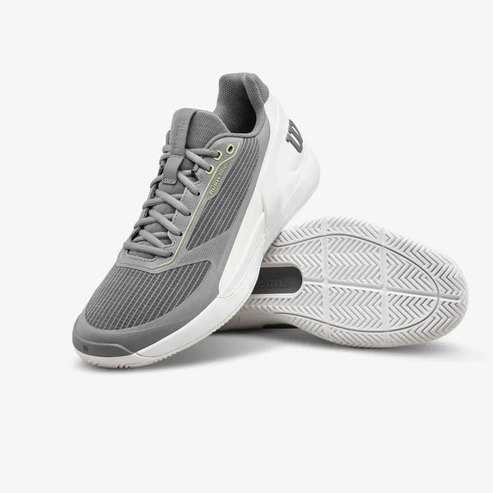 Giày Pickleball Tennis Wilson Rush Pro 5 Grey WRS339670 — ảnh 5