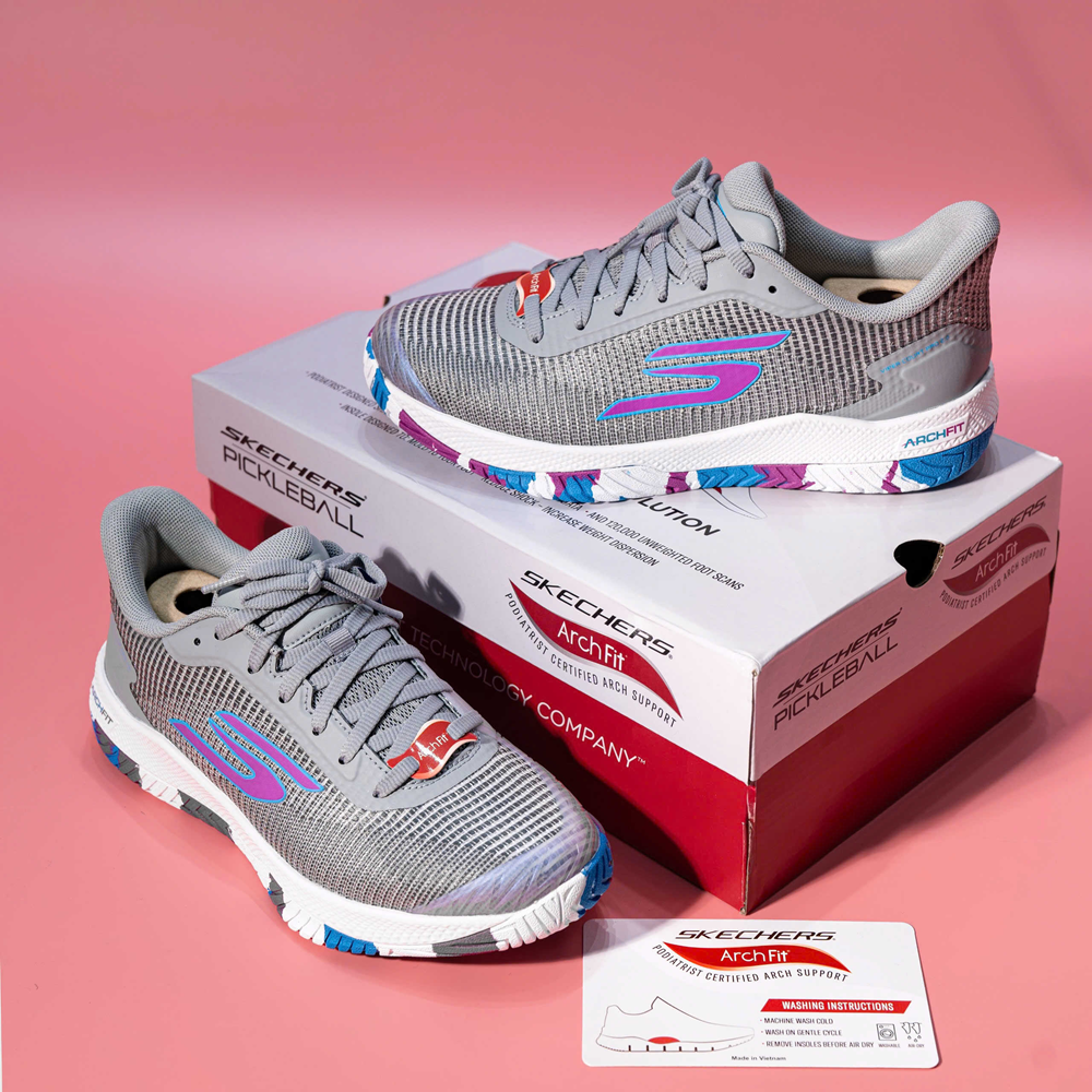 Giày Pickleball Skechers Viper Court Pro 2.0 Grey 172109 GRY — ảnh 2