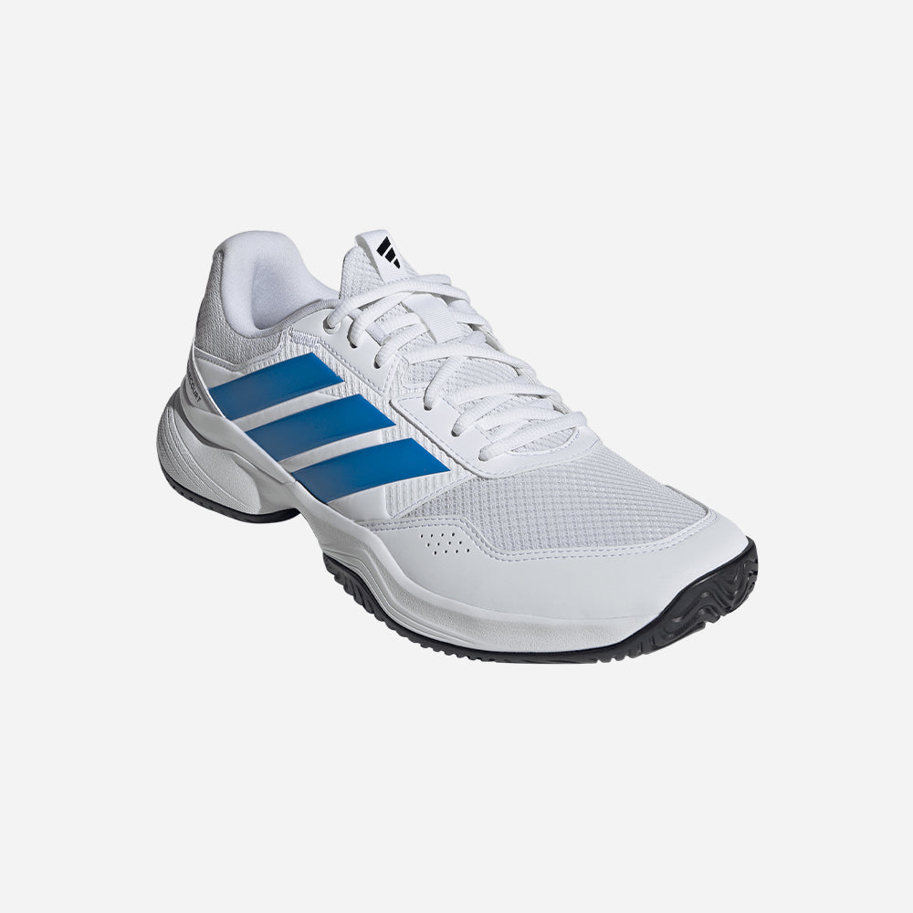 Giày Pickleball Tennis Adidas Gamecourt 3 White Blue KI3596 — ảnh 2