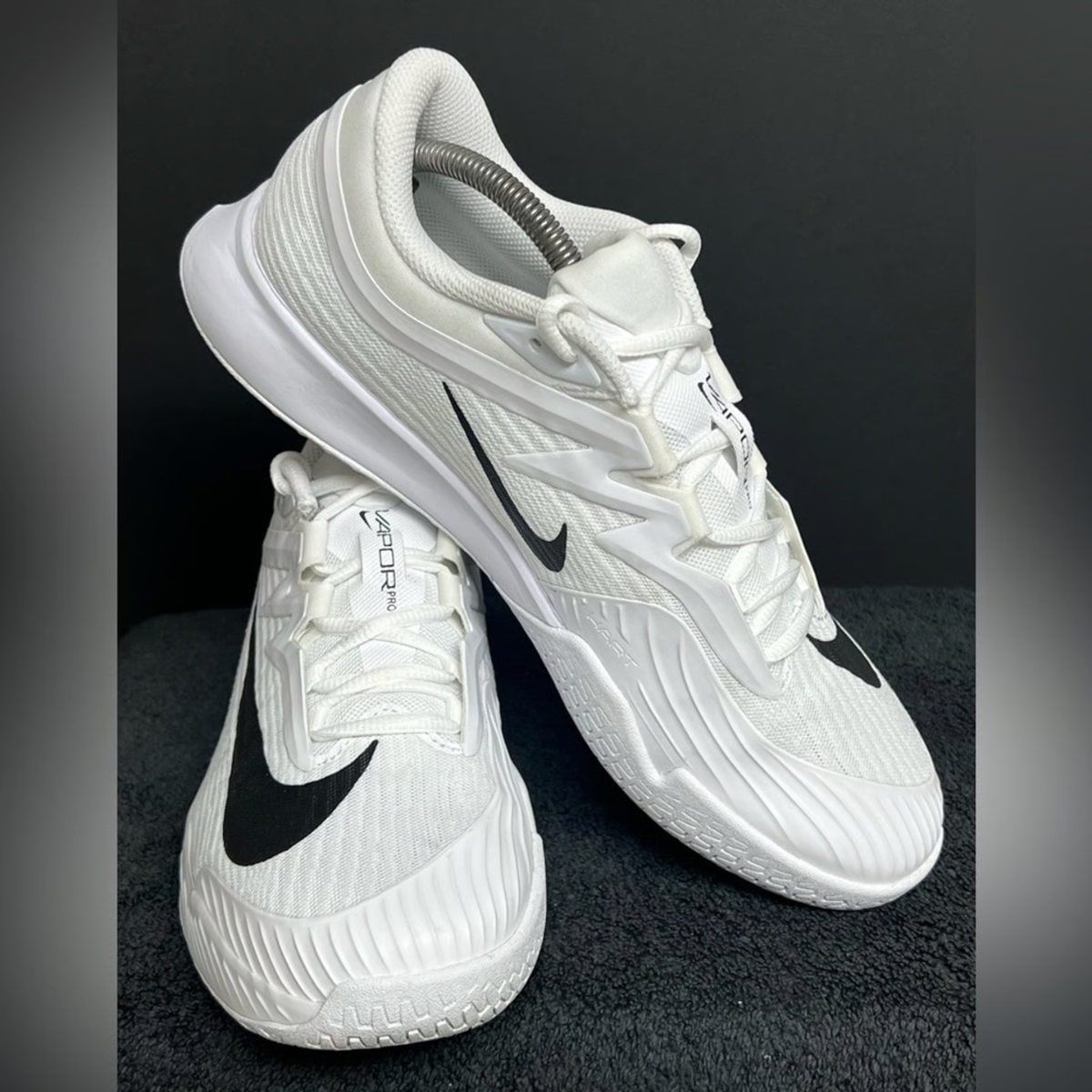 Giày Pickleball Tennis Nike Zoom Vapor Pro 3 White Black FZ2161-101 — ảnh 2