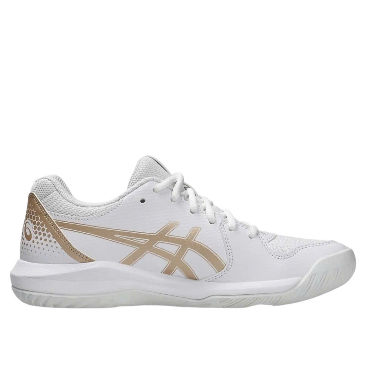 Giày Pickleball Tennis Asics Gel Dedicate 8 Champagne 1042A236-105 — ảnh 2