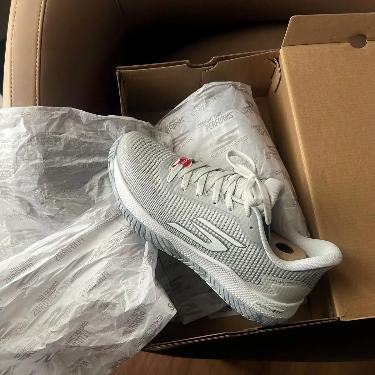 Giày Pickleball Skechers Viper Court Pro 2 Gray 172109 LTGY — ảnh 5