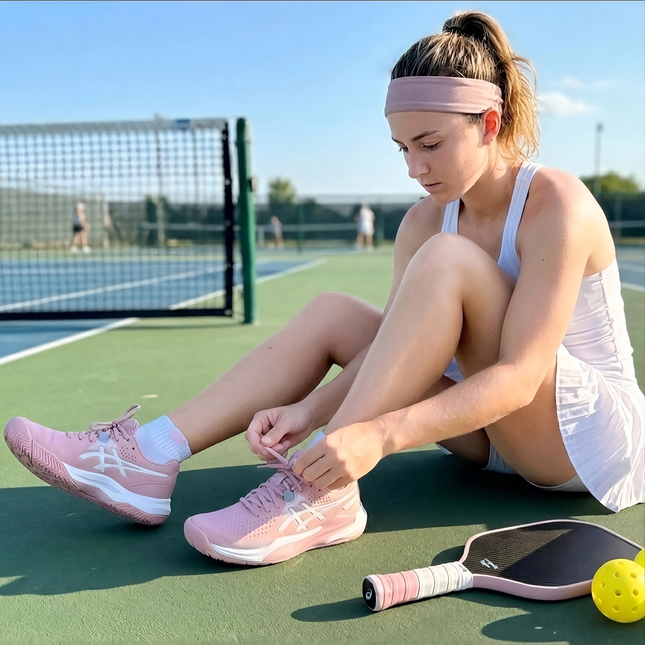 Giày Pickleball Tennis Asics Gel Challenger 15 Morganite 1042A294-700 — ảnh 2