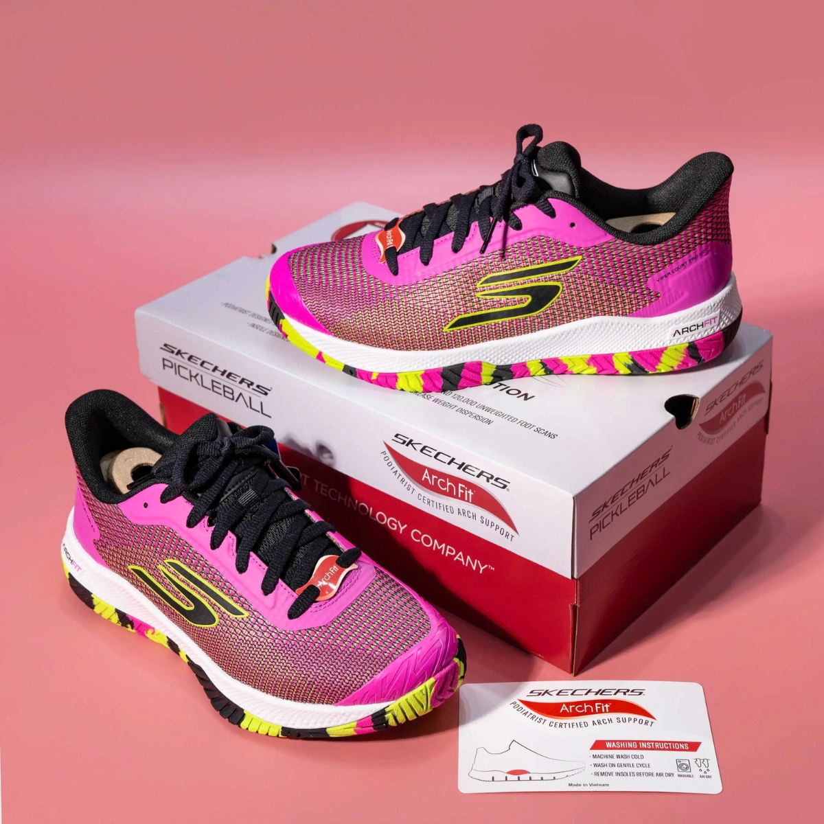 Giày Pickleball Skechers Viper Court Pro 2.0 172109 HPK — ảnh 2
