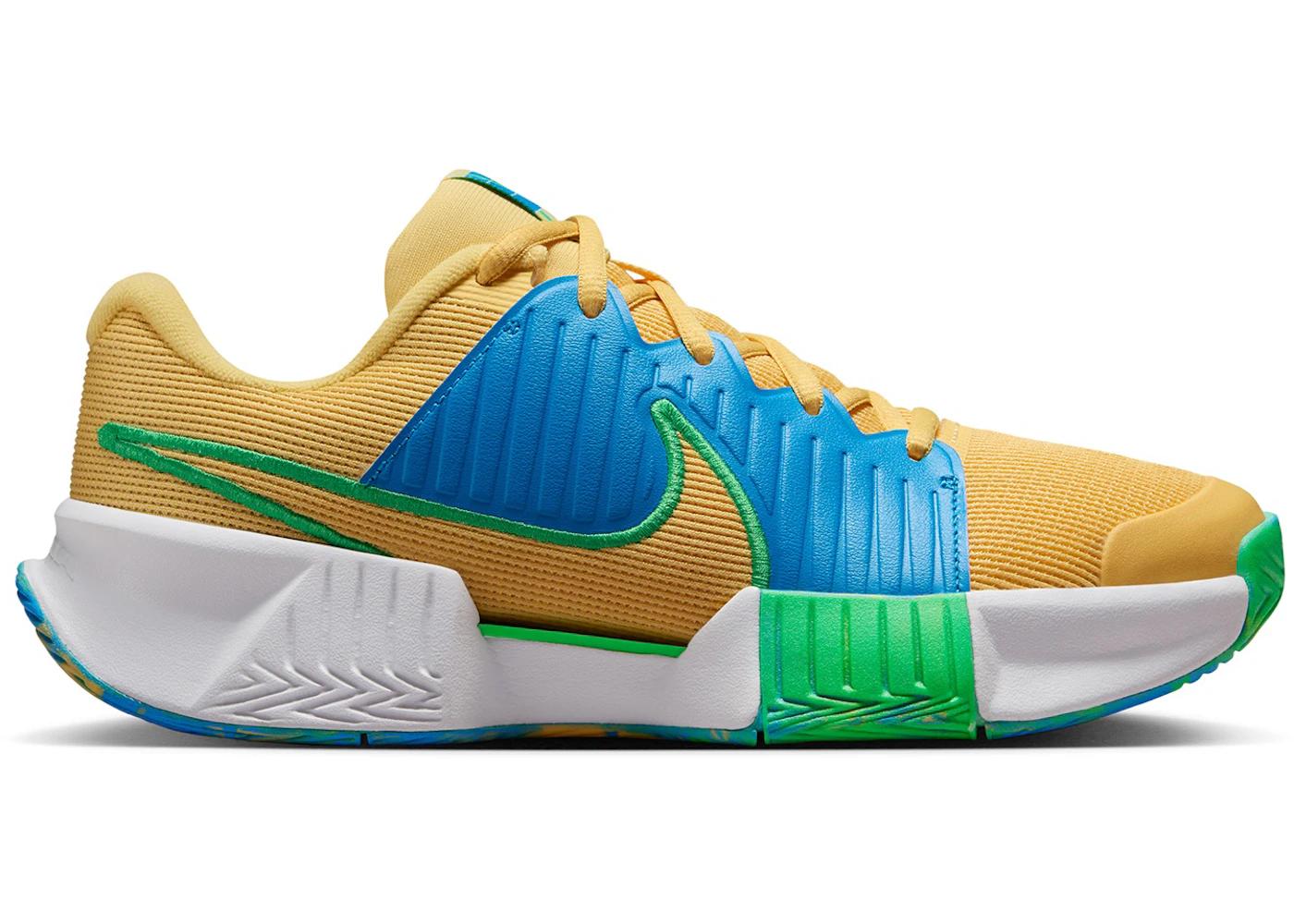 Giày Pickleball Tennis Nike Zoom Challenge Gold Blue FQ4155-700 — ảnh 1