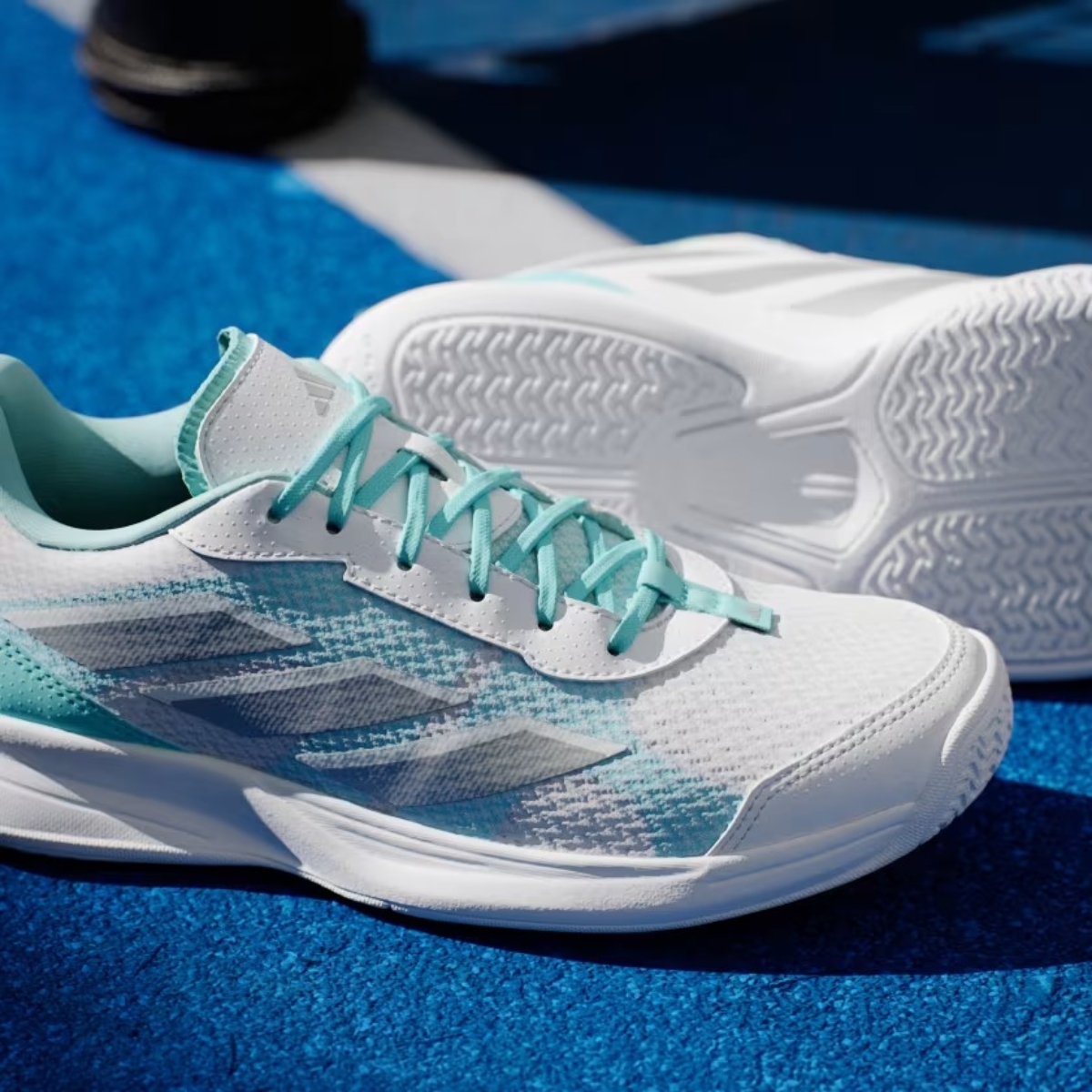 Giày Pickleball Tennis Adidas AvaFlash Mint JP9742 — ảnh 4