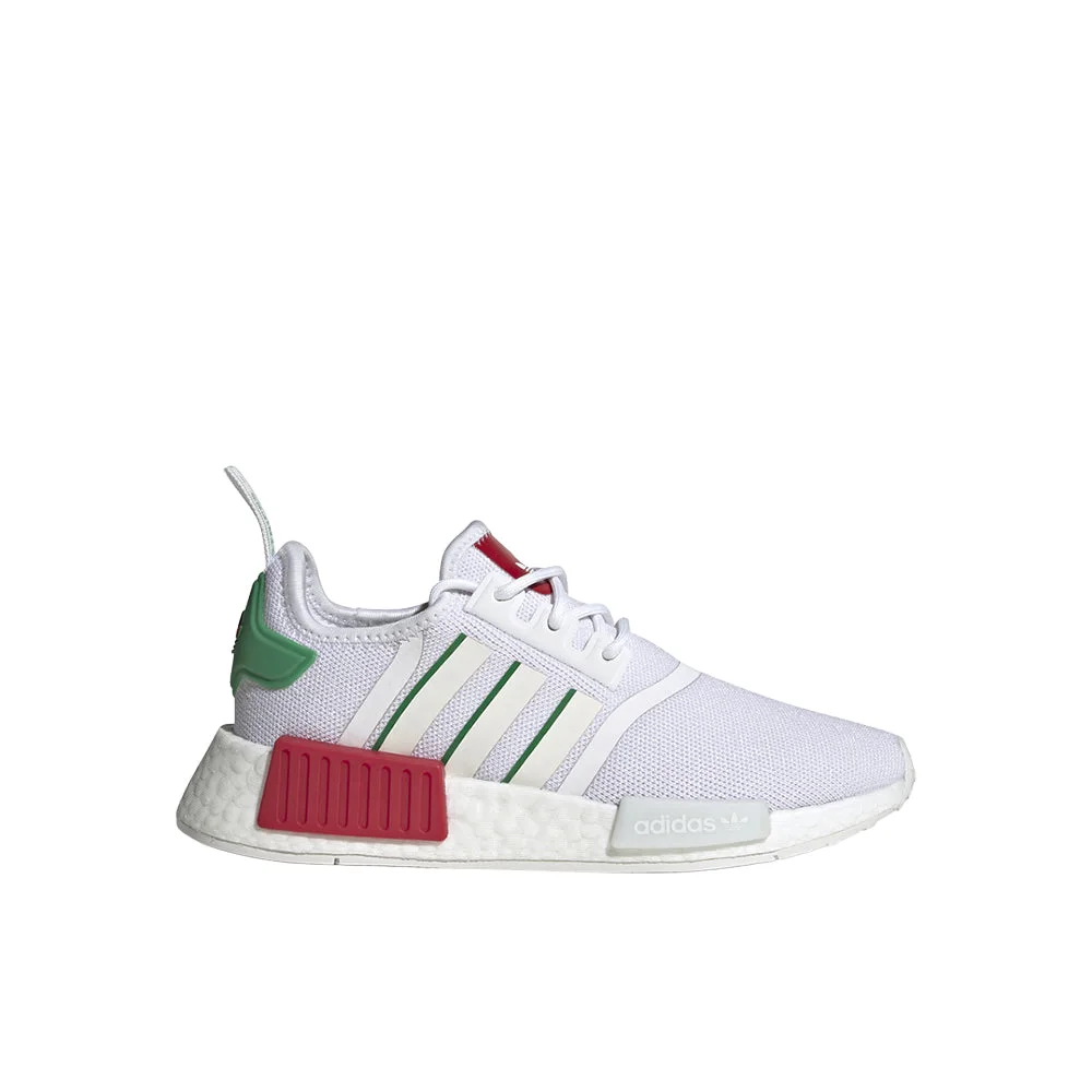 Giày Adidas NMD R1 White Green Red